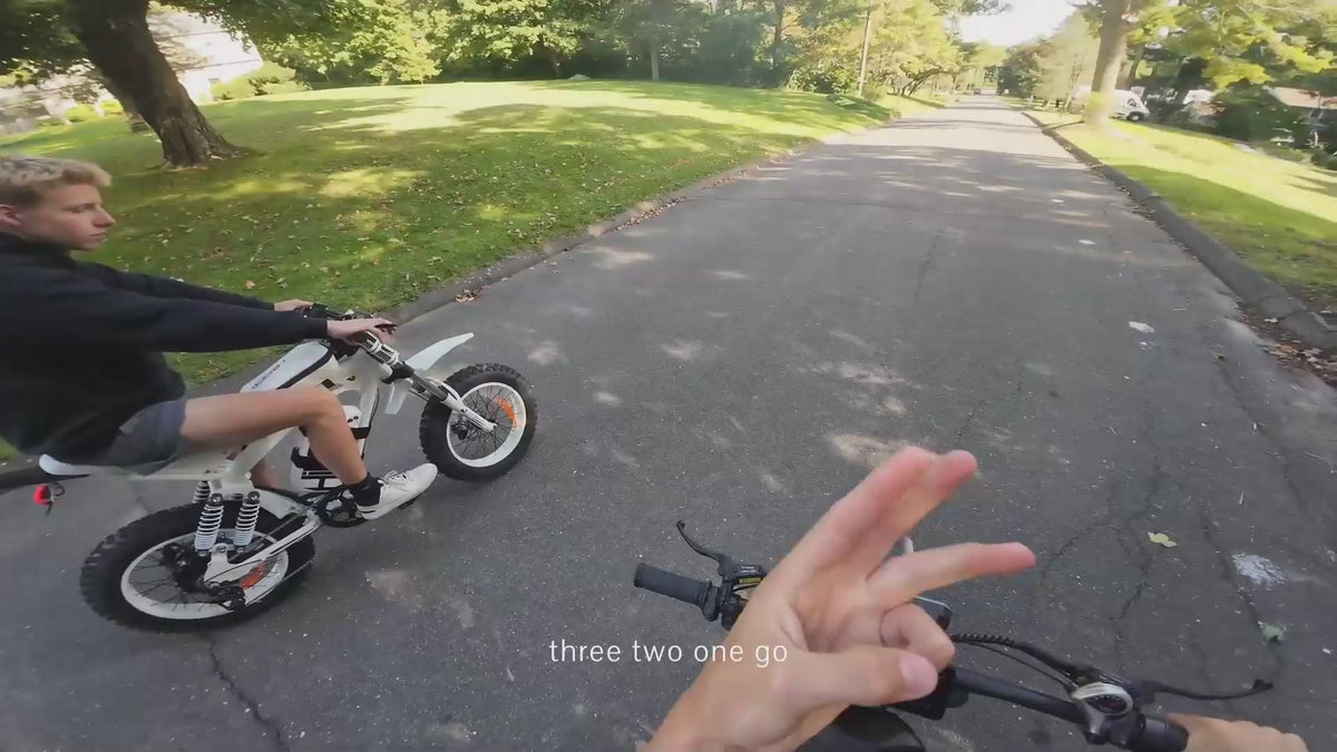 Load video: Globalkeep MA S Electric Dirt Bike With APP+NFC