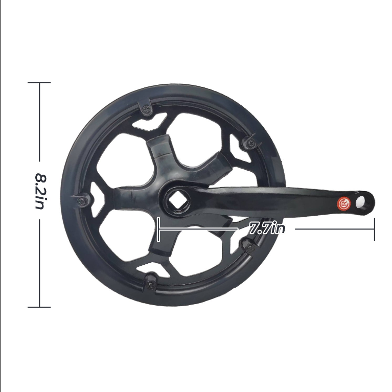 GlobalkeepebikeLeft Crank Arm Right Crank Arm + Chainring  Crankset